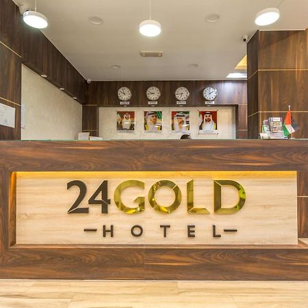 24 Gold Hotel Dubái Exterior foto